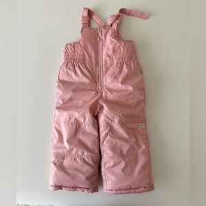 NWOT Carter’s 3T Pink Snow Bib